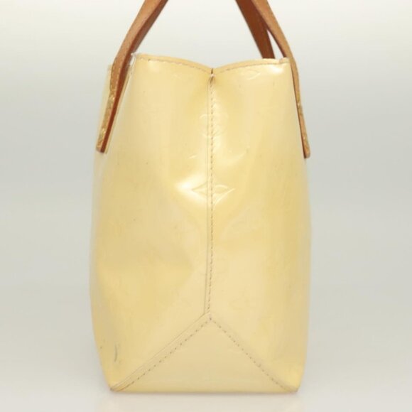 LOUIS VUITTON Monogram Vernis Reade PM Hand Bag Perle LV Auth - Picture 4 of 16